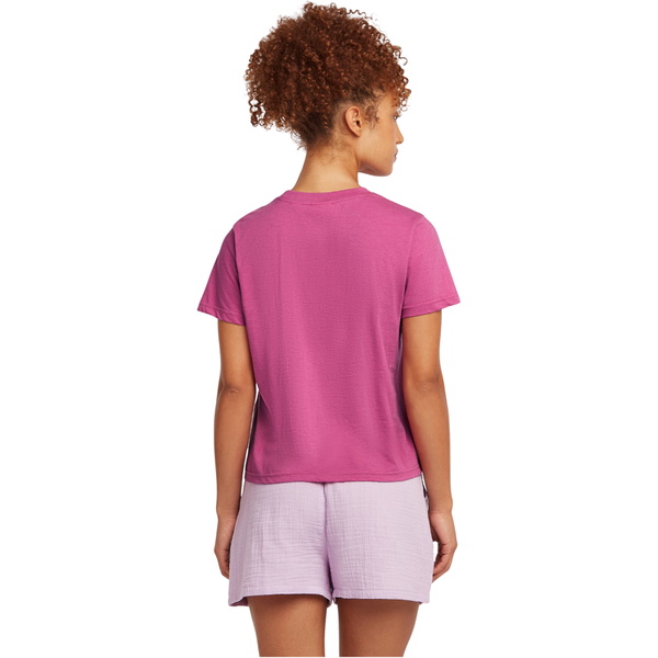 2026 O'Neill Frauen Grundausstattung Script T-Shirt 1850266 - Electric Fuschia